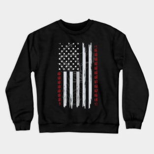 USA Deer Hunter Flag Crewneck Sweatshirt
